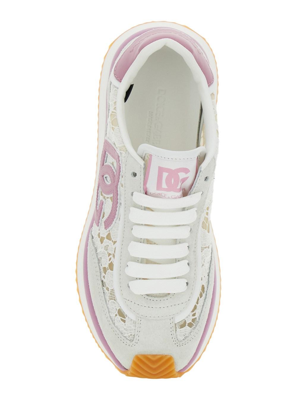 スニーカー Dolce & Gabbana SNEAKER BASSA PIZZO+RET+V.NAP+ Dolce & Gabbana | Shoes | Dolce Gabbana Sneaker Bassa