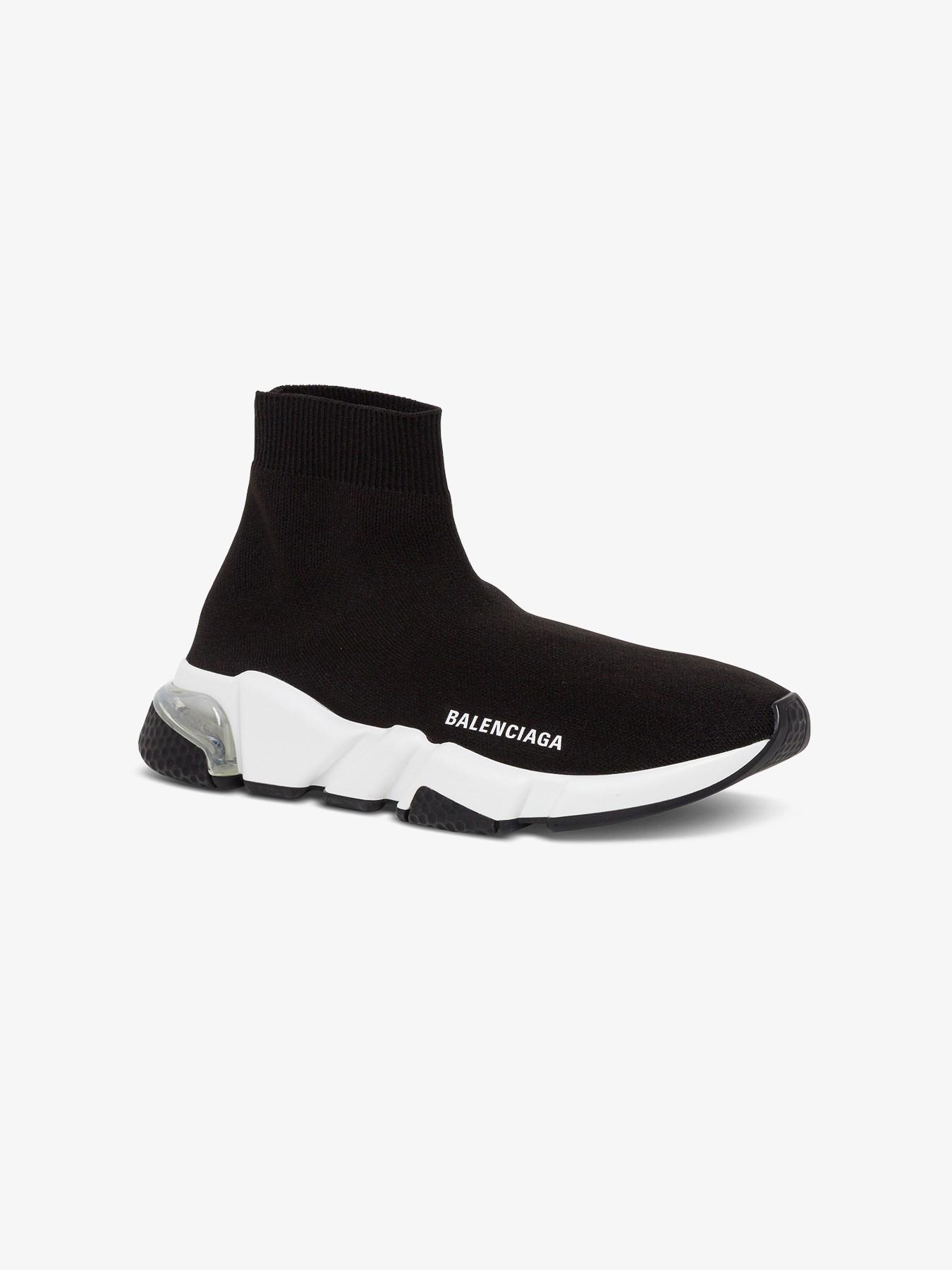 black balenciaga speed runners