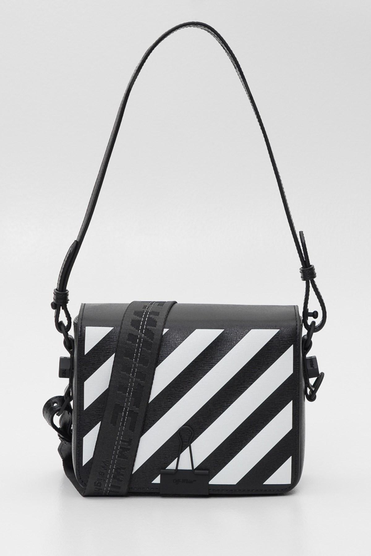OffWhite c/o Virgil Abloh Binder Clip Shoulder Bag in Black Lyst