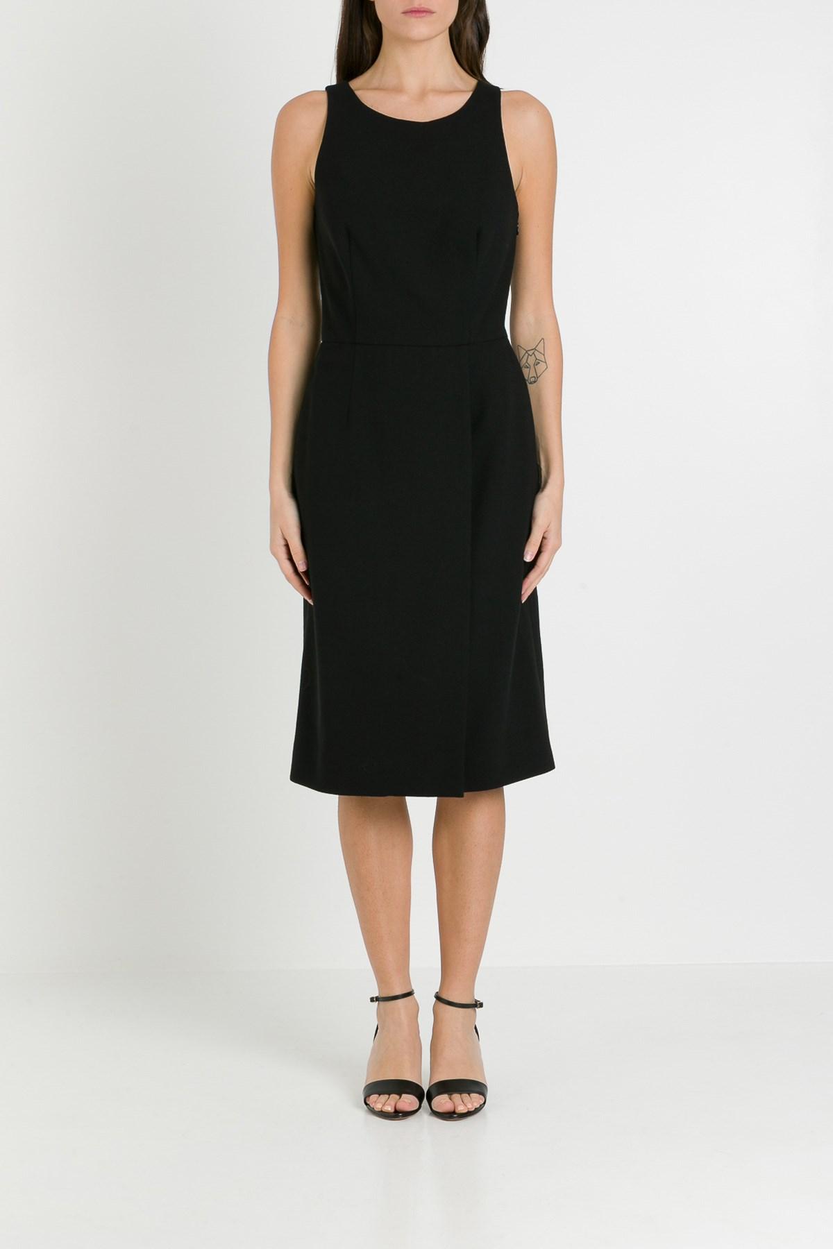 Givenchy Wool Crepe Sleeveless Dress in Black - Lyst