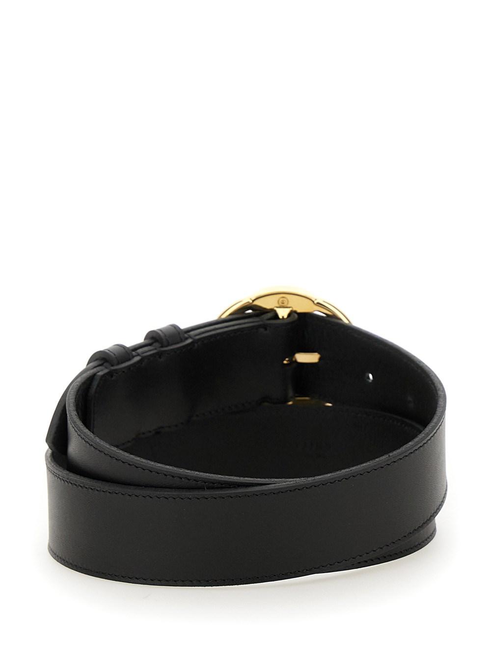 Celine Belt With Round Buckle And Double Triomphe Details in  display picture 1