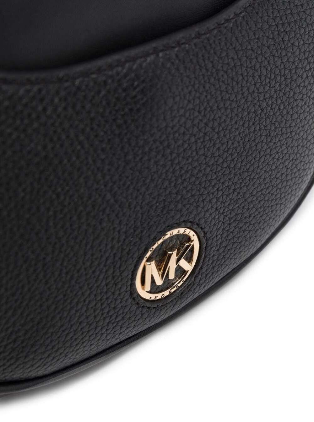 MICHAEL Michael Kors Moon Black Leather Crossbody Bag M Michael Kors Woman  - Save 20% | Lyst