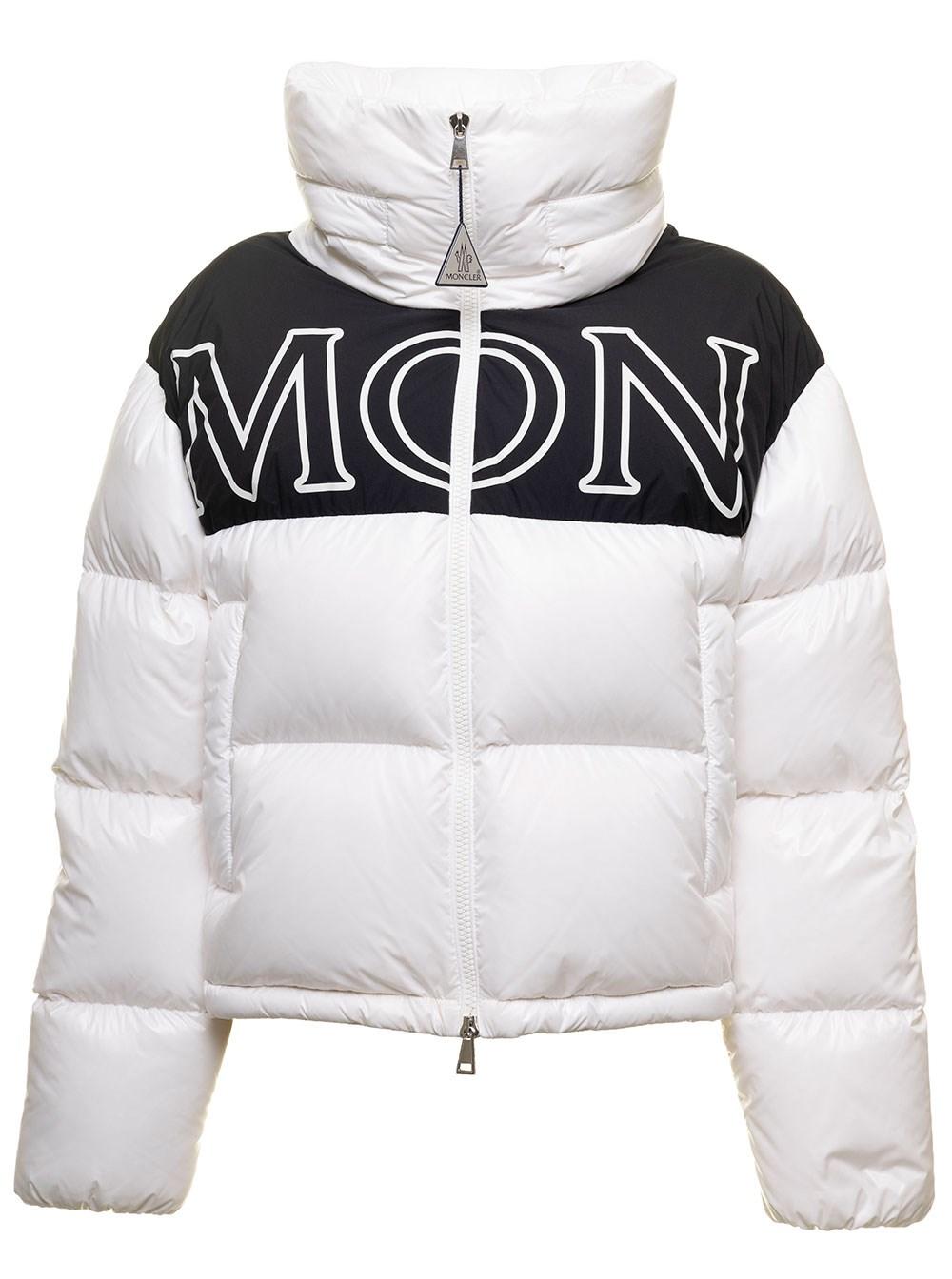 Moncler Gers Down Jacket In Matte And Laqué Padded Quilting Nylon With ...