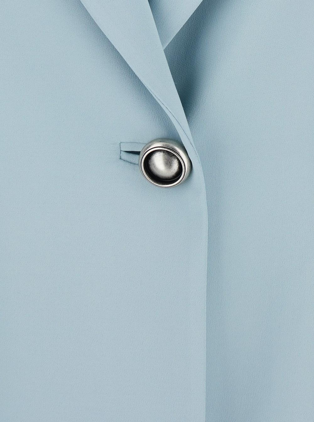 Pinko 'Faraona' Light Single-Breasted Jacket With Peak