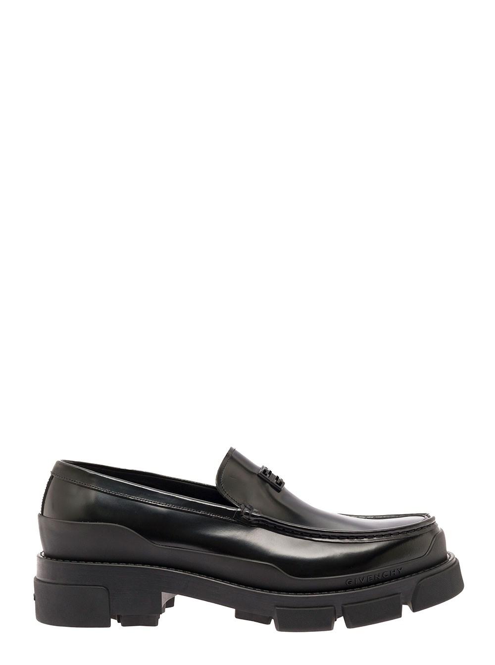 Givenchy 'terra' Loafers With Logo And Chunky Platform In Leather Man ...