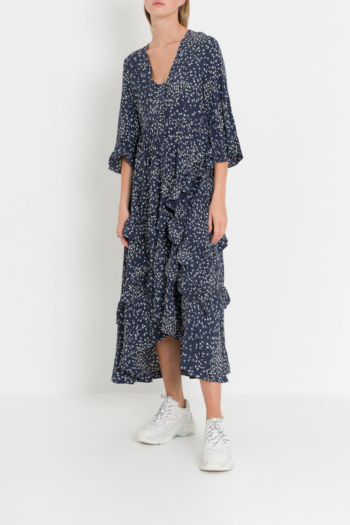 ganni barra dress