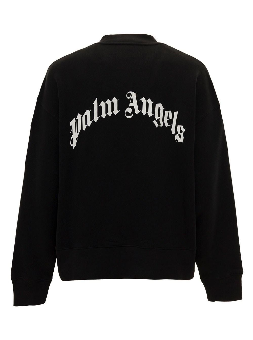 Moncler Genius Crewneck Sweatshirt With Bear Logo In Jersey Man Moncler X  Palm Angels in Black for Men | Lyst