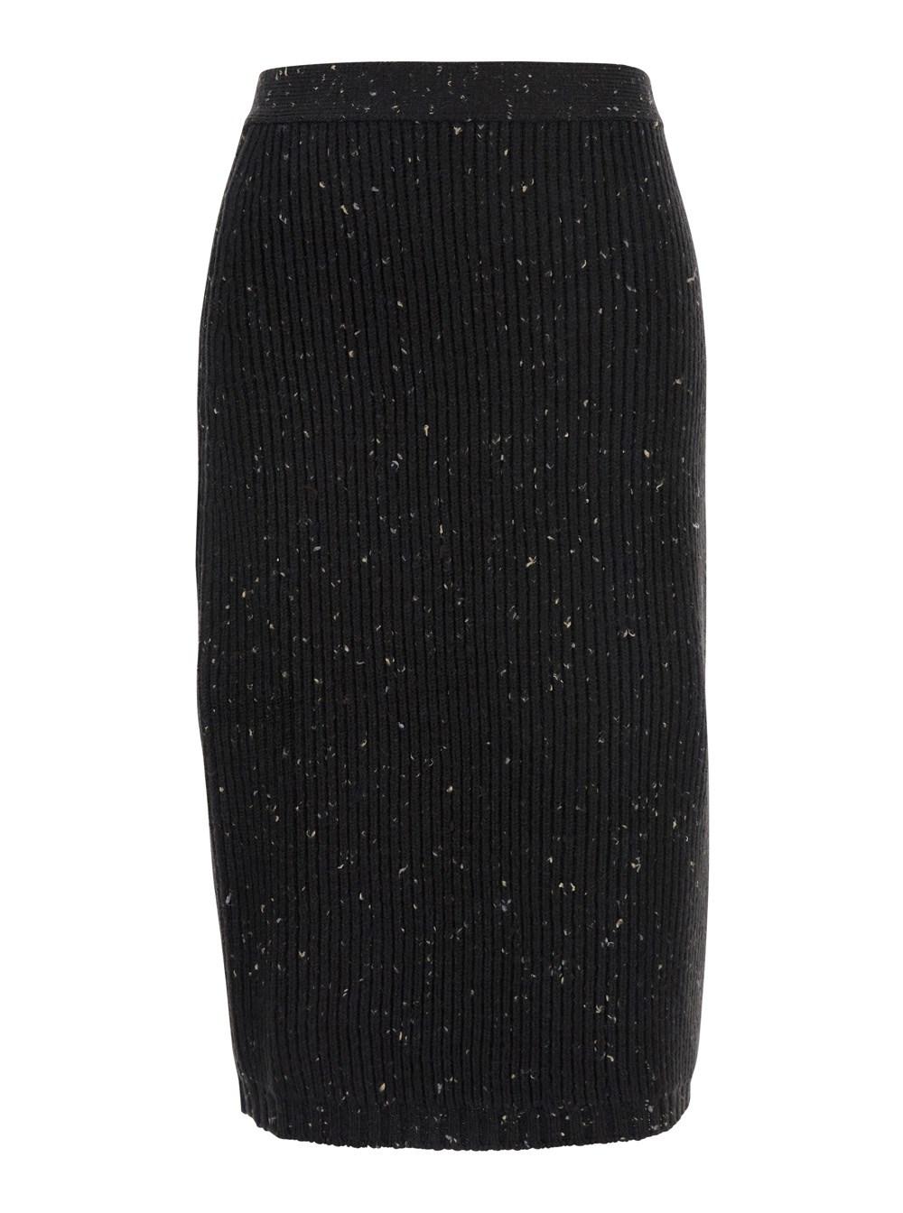 スカート BOTTEGA VENETA Black Viscose Blend Skirt Bottega Veneta® Women's Viscose Skirt With Matches in Black