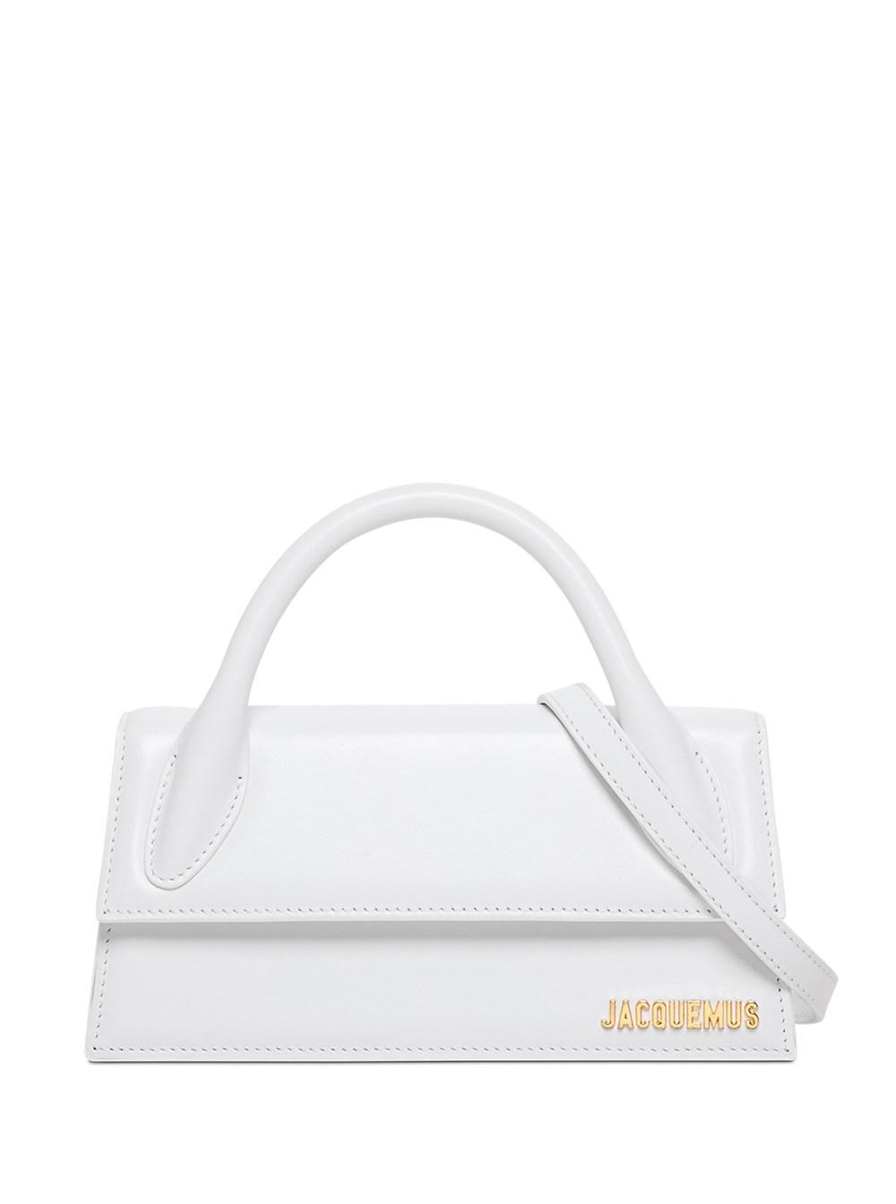 Jacquemus White 'le Chiquito Long' Bag In 100 White