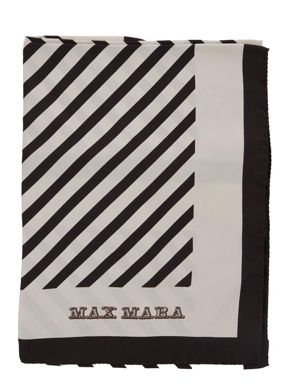 スカーフ Max Mara SS25 CARRE90W PRINTED FOULARD (2514541092600 009) Max Mara 'Carre' And Foulard With Logo Lettering And All