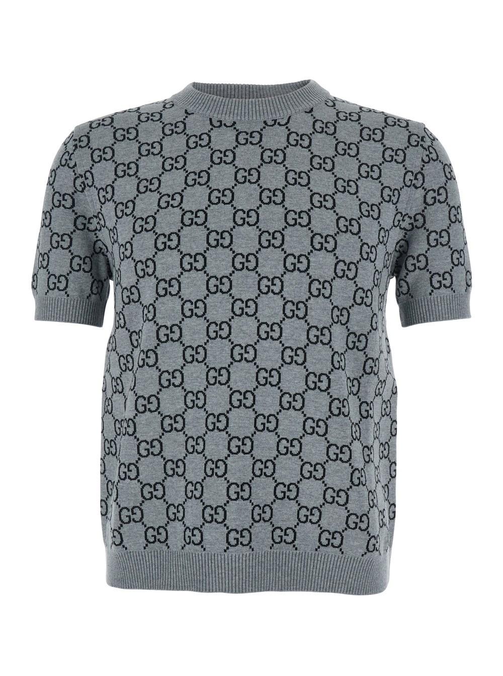 GUCCI Tシャツ GGスプリーム 総柄 Women's Gucci Short-sleeve tops | Lyst