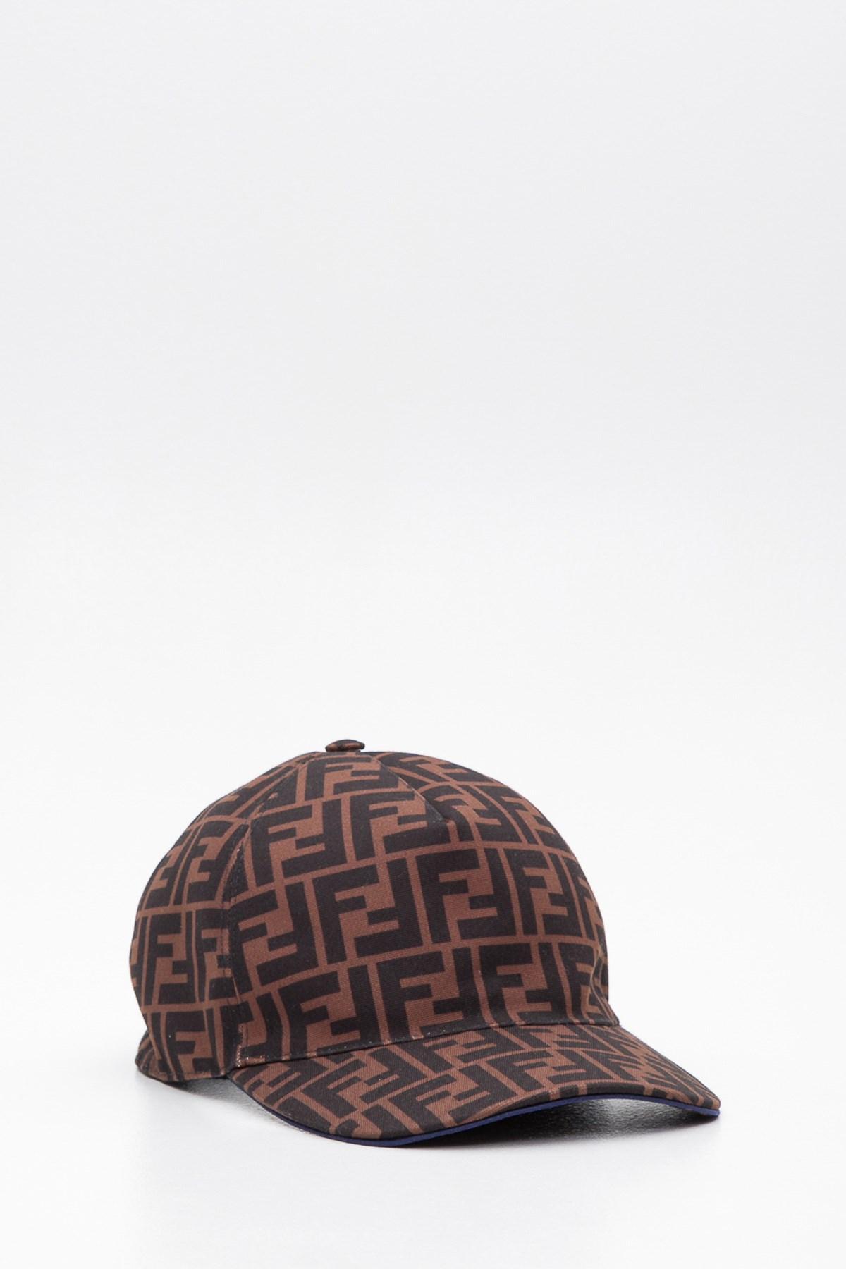 Fendi Synthetic Ff Cap in Tobacco/Yellow (Brown) for Men - Lyst