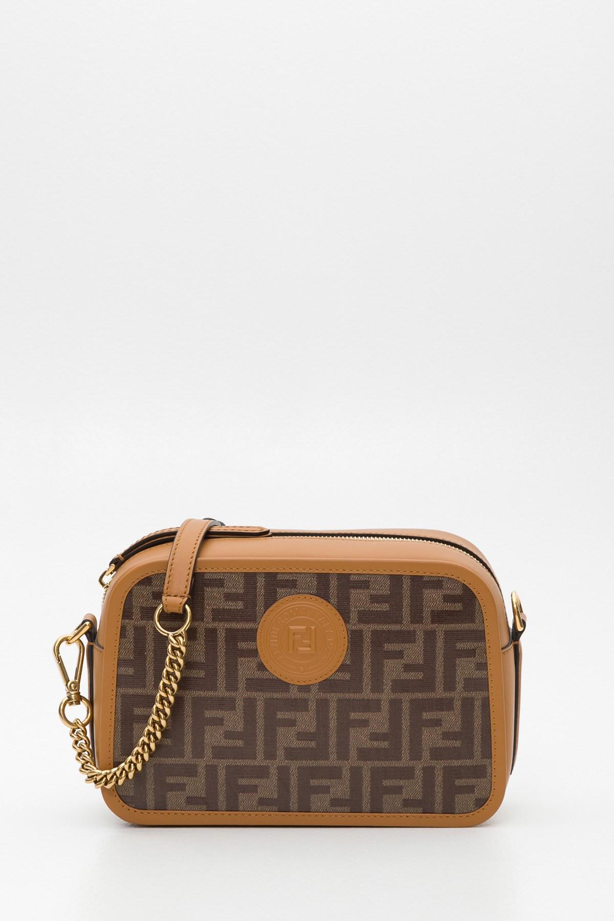 fendi mini ff leather camera case