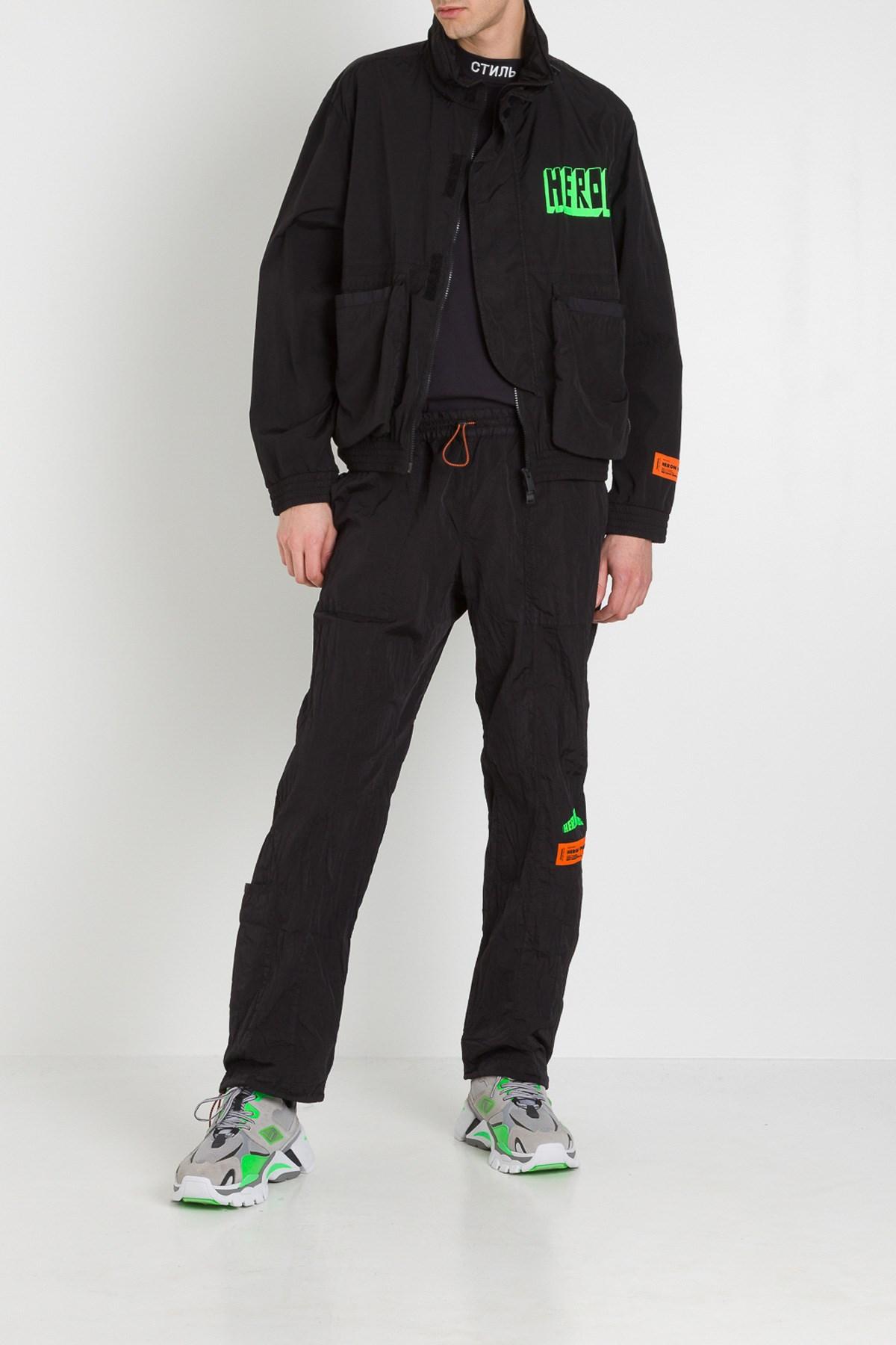 Heron Preston Synthetic Nylon Joggers in Black for Men - Lyst