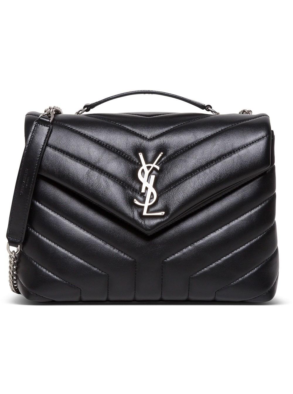 Saint Laurent Small Loulou Quilted Leather Crossbody Bag in Black Lyst