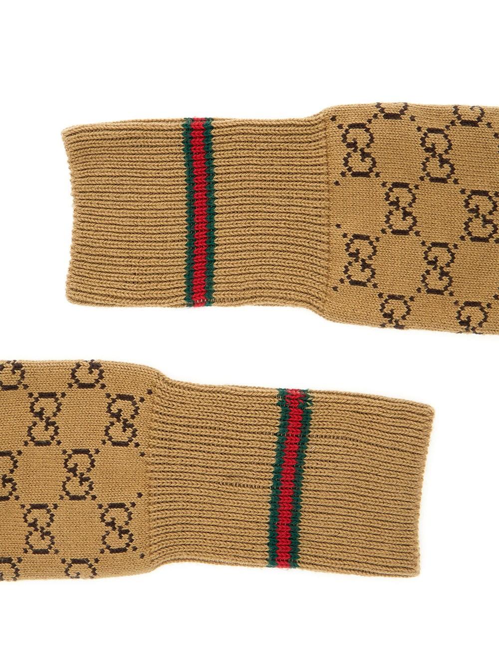 Gucci Socks With Gg All-Over Pattern in Natural for Men Lyst UK