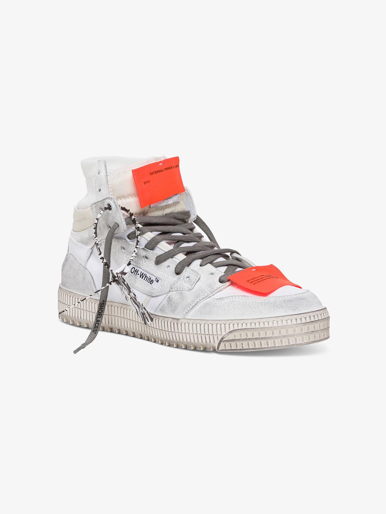 silver off white scarpe
