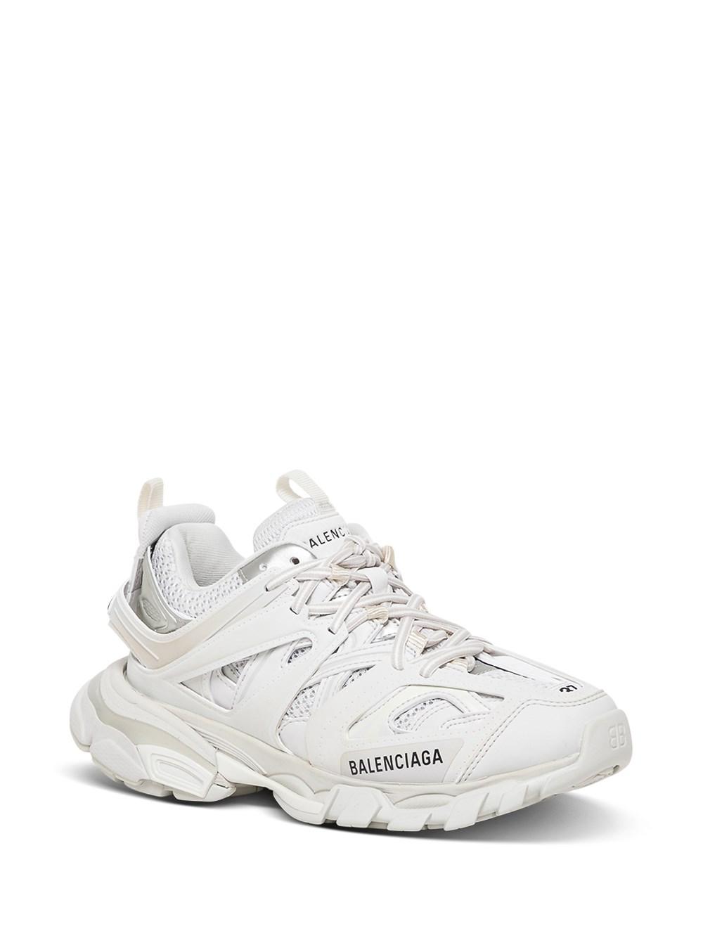 Balenciaga Track Mesh And Nylon Sneakers Woman in White | Lyst