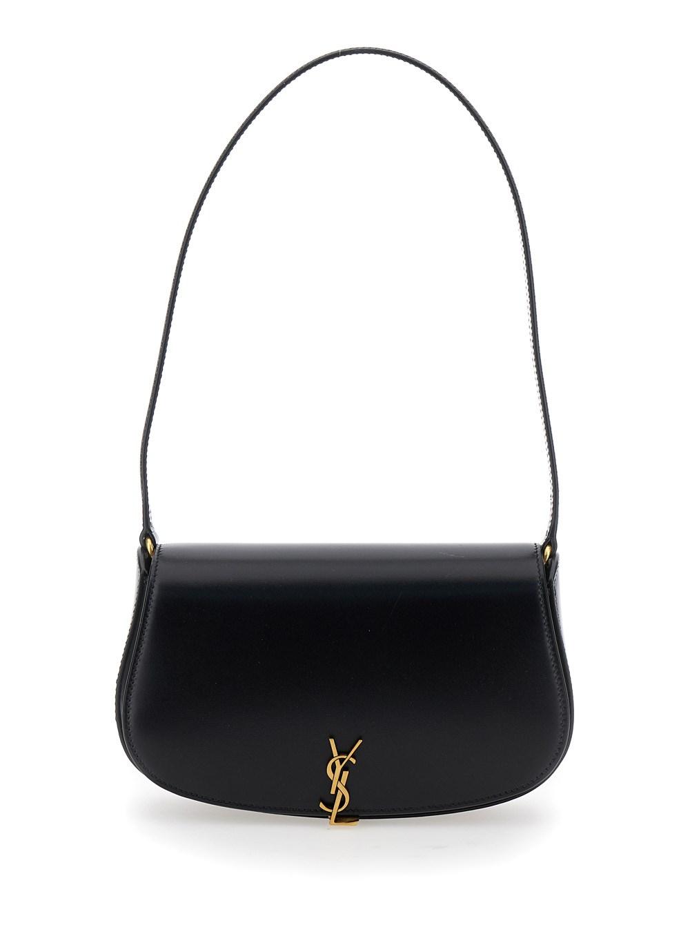 Saint Laurent Voltaire Mini Shoulder Bag With Cassandre Hinge in Black Lyst