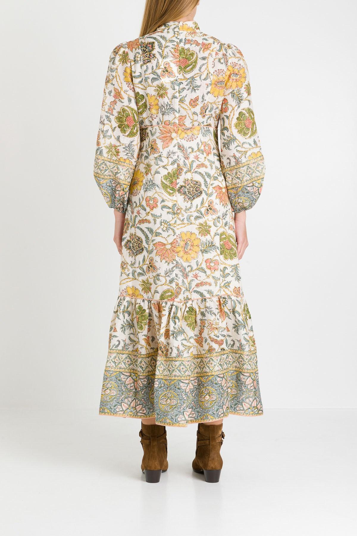 Edie border high neck dress Clearance