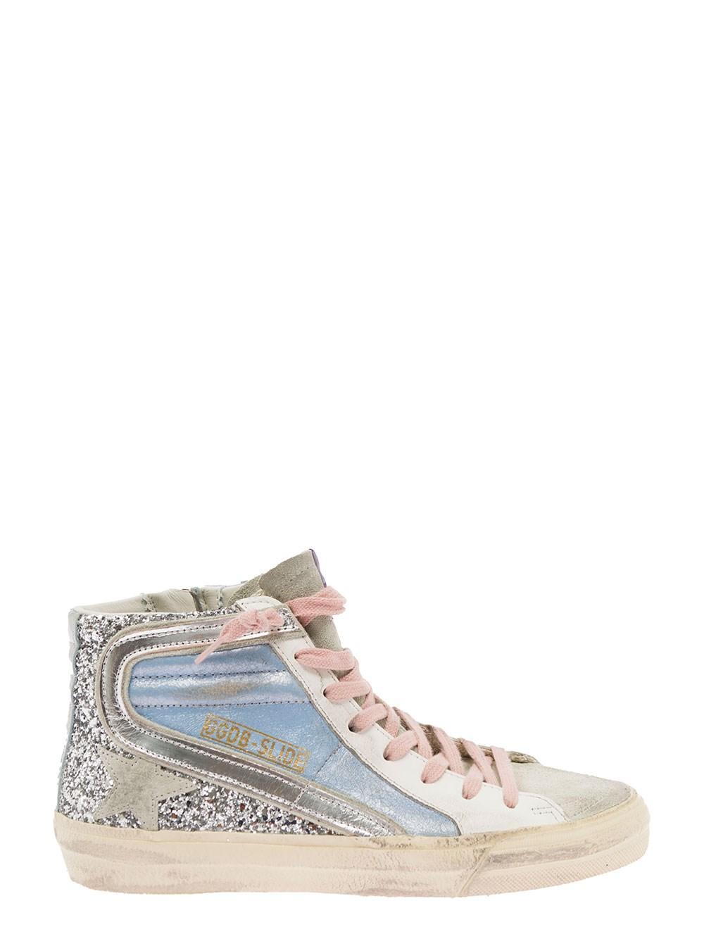 Golden goose glitter clearance blu