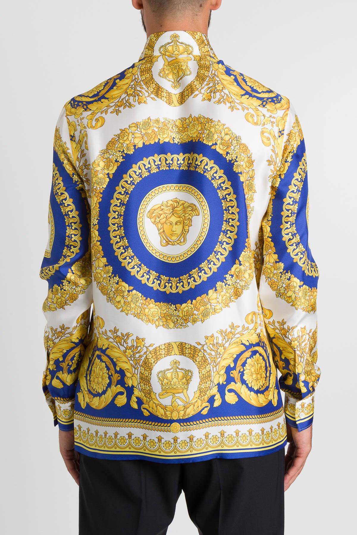 Versace Silk Barocco Shirt for Men Lyst