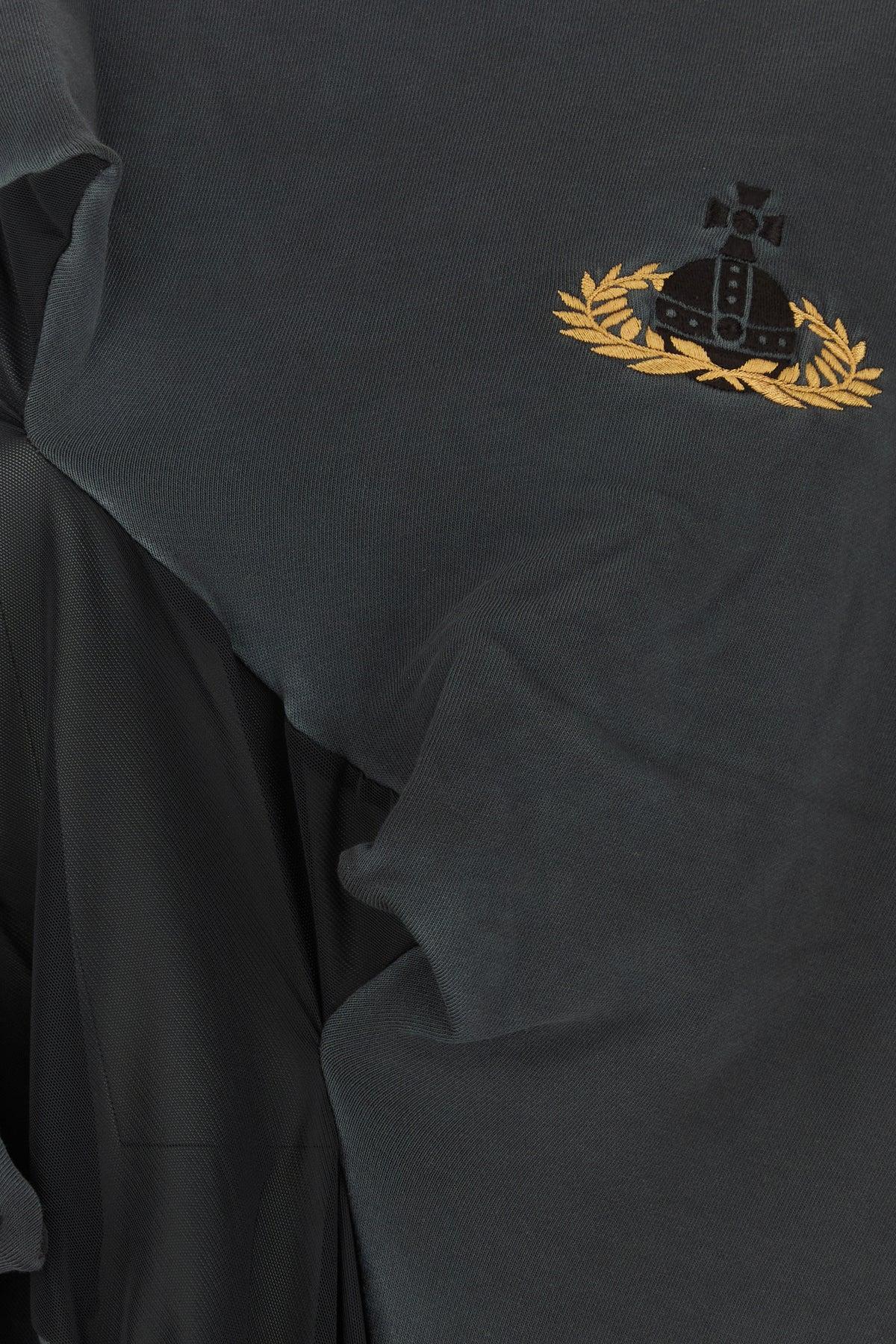 【関税&送料込】Vivienne Westwood Charcoal Cotton Oversize T Vivienne Westwood Oversized Strauss T-Shirt | Harrods US