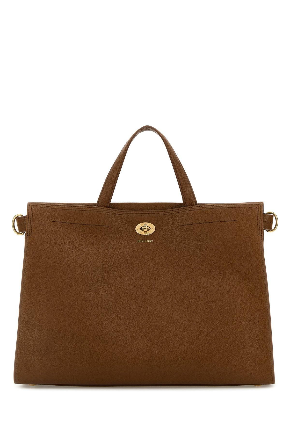 ハンドバッグ Burberry Caramel Leather Medium Cotswolds Handbag Burberry Caramel Leather Medium Cotswolds Handbag in Brown