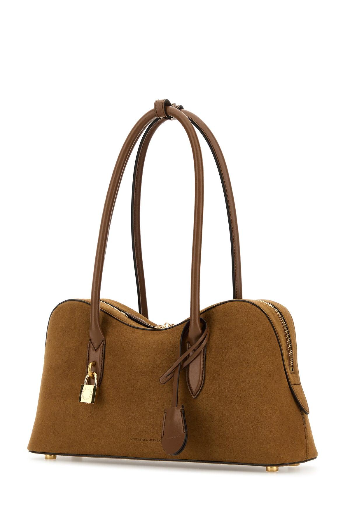ショルダーバッグ・ポシェット STELLA MCCARTNEY CAMEL SUEDE ALTER MAT RYDER SHOULDER BAG Stella McCartney Camel Suede Alter Mat Ryder Shoulder Bag in
