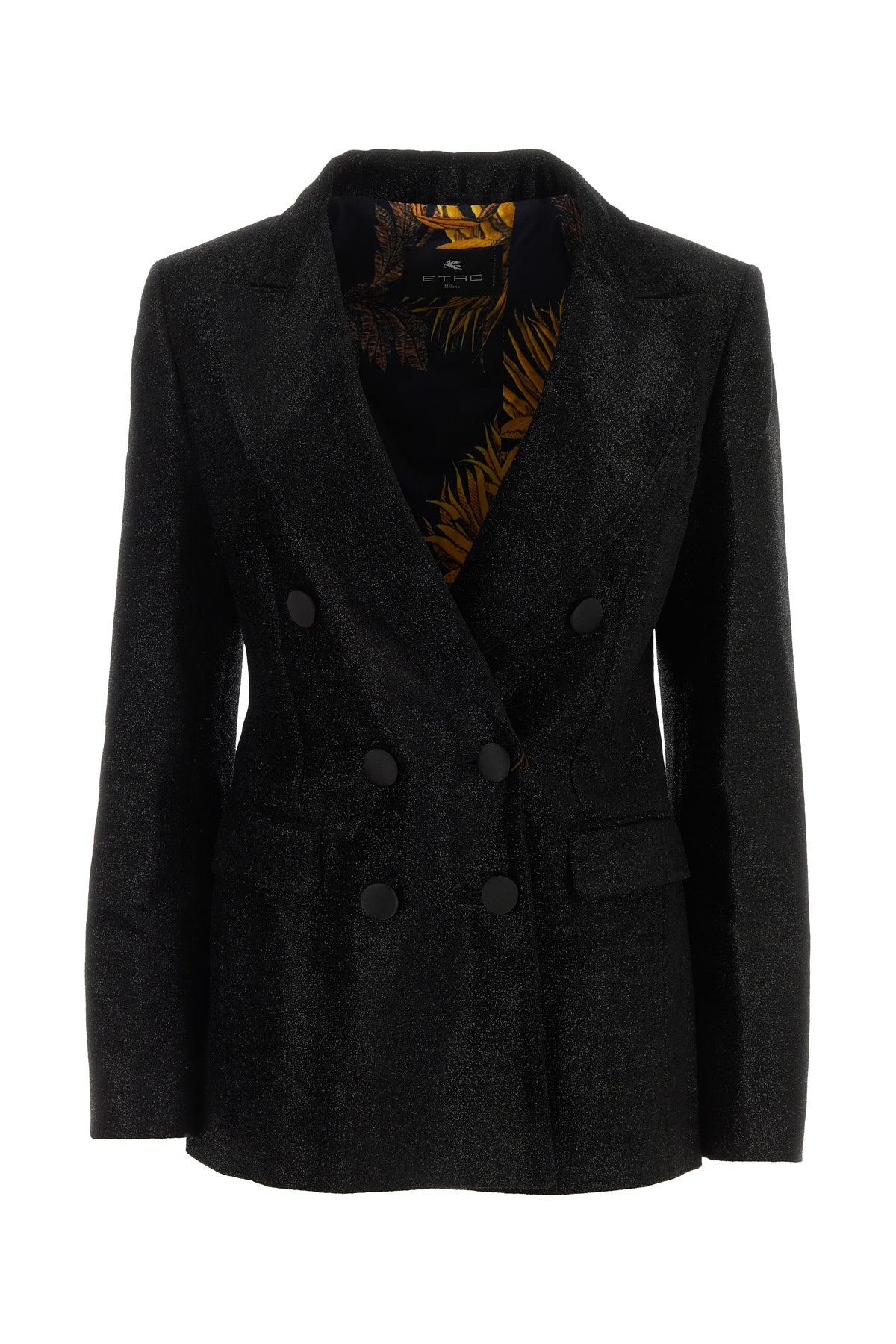 【関税&送料込】Etro Black Viscose Blend Blazer Etro Black Viscose Blend Blazer | Lyst