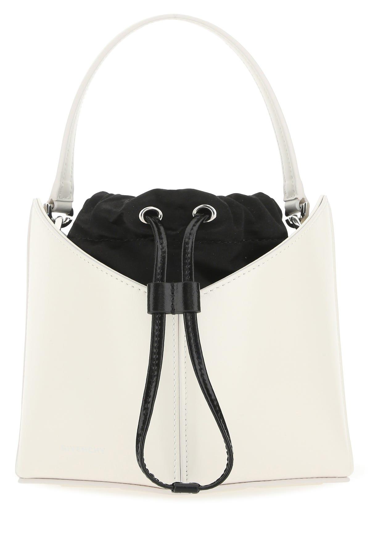 Givenchy Twotone Leather Mini Cut Out Bucket Bag in Black Lyst