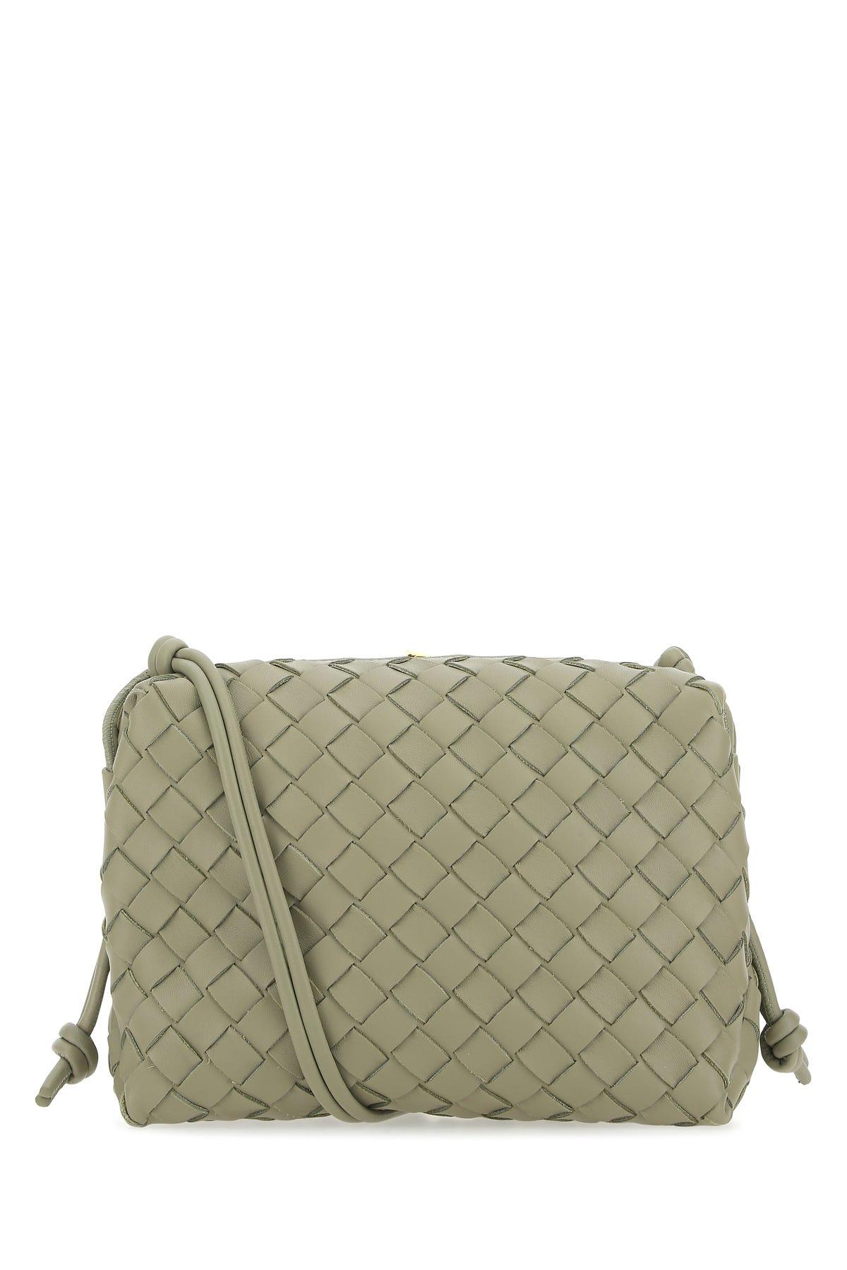 Bottega Veneta Loop Crossbody Bag Intrecciato Nappa Small Green 2400551