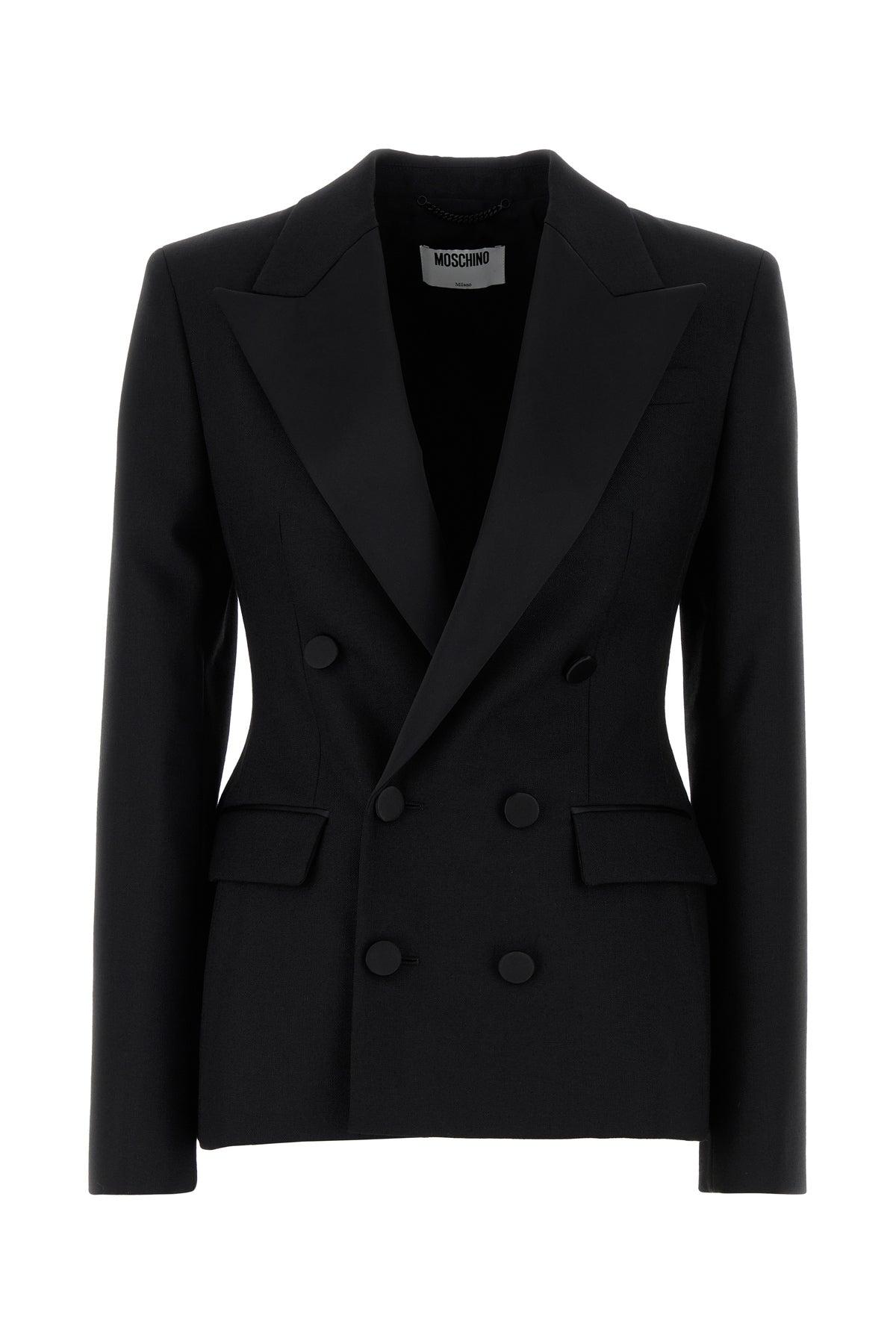 スーツ MOSCHINO Women Suit Jackets 051254243555 Black Moschino Blazers, sport coats and suit jackets for Women