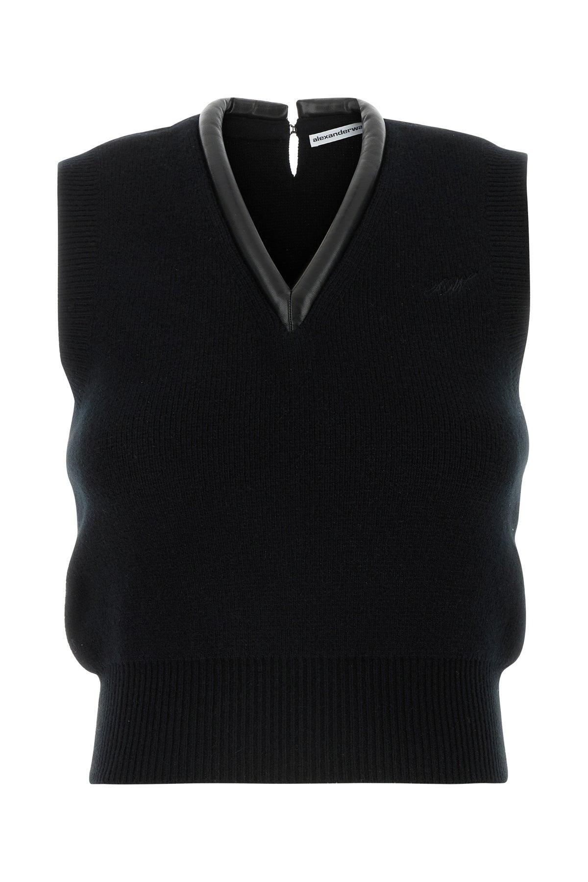 【関税&送料込】Alexander Wang Black Stretch Wool Blend Vest Alexander Wang Black Stretch Wool Blend Vest | Lyst