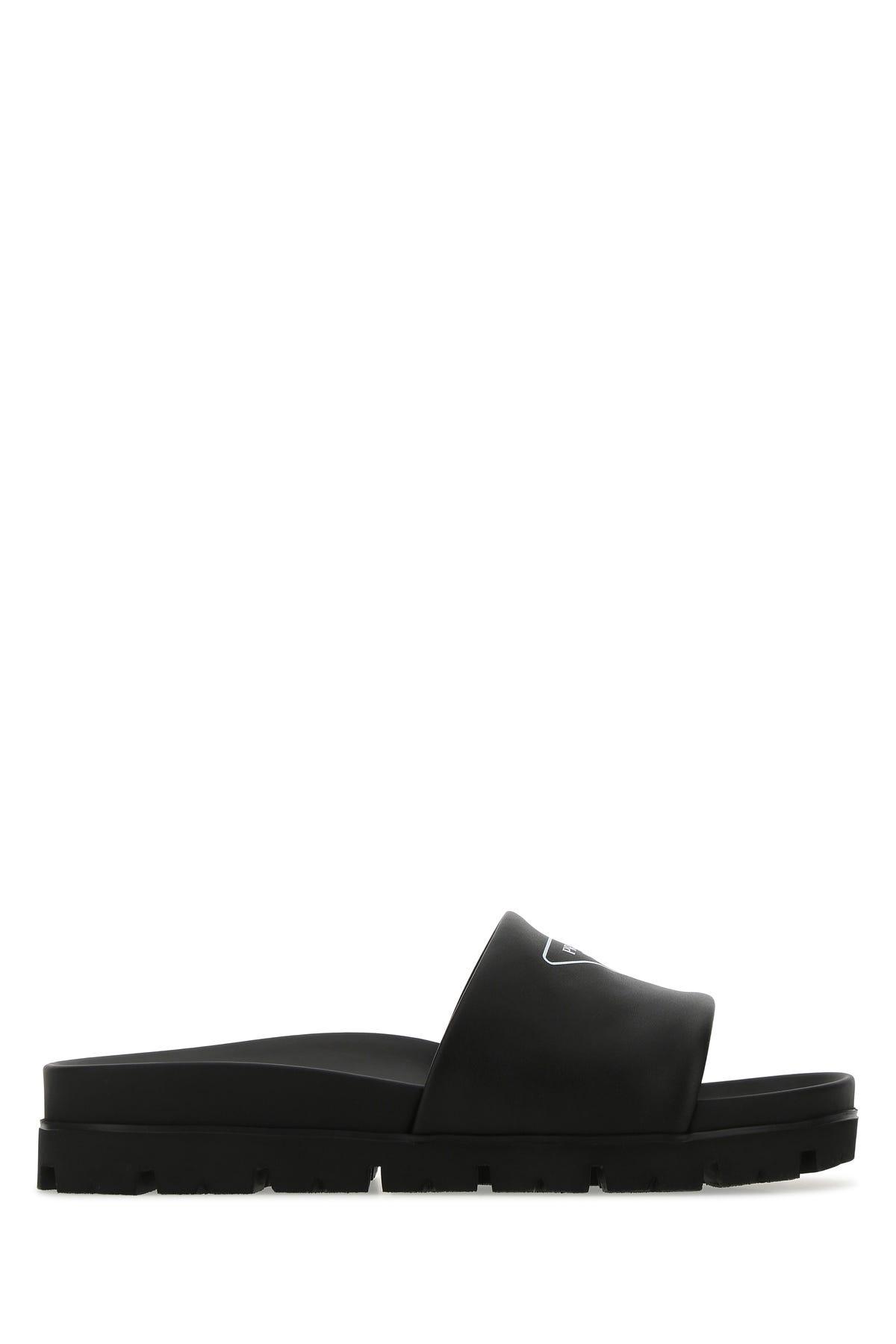 prada leather slippers