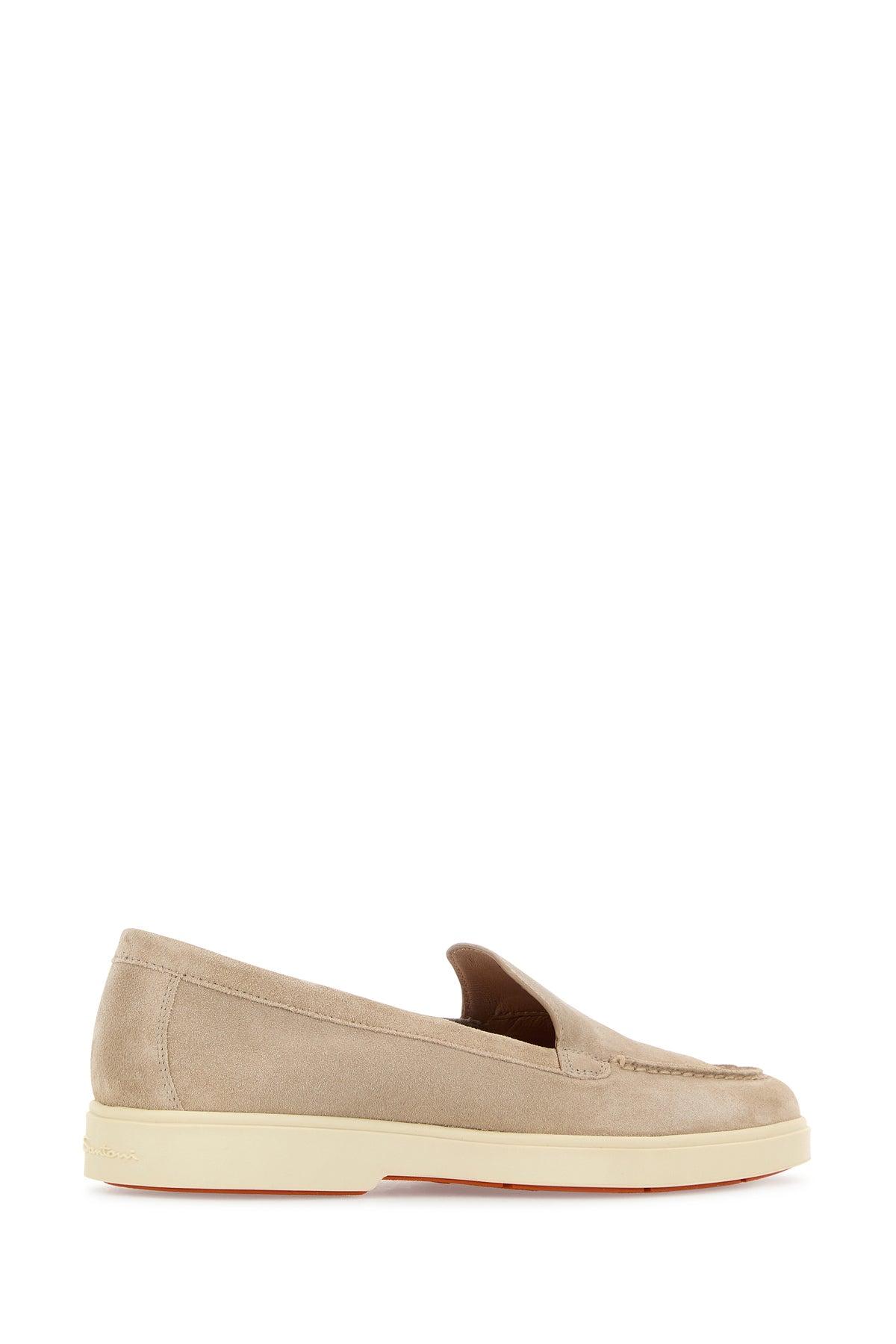 【関税&送料込】Santoni Sand Suede Yalta Loafers Santoni Sand Suede Yalta Loafers | Lyst