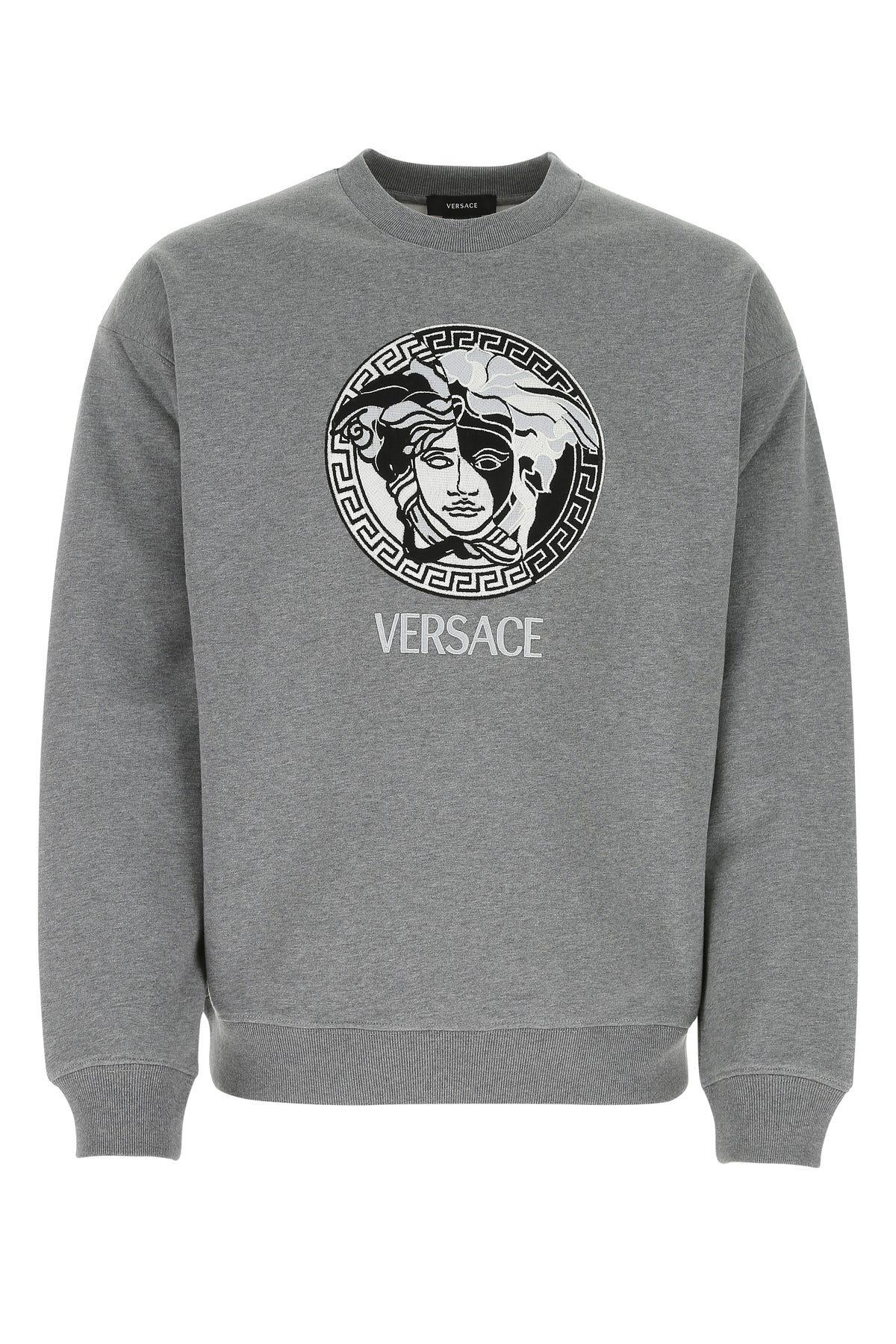 Versace Felpa in Gray for Men | Lyst
