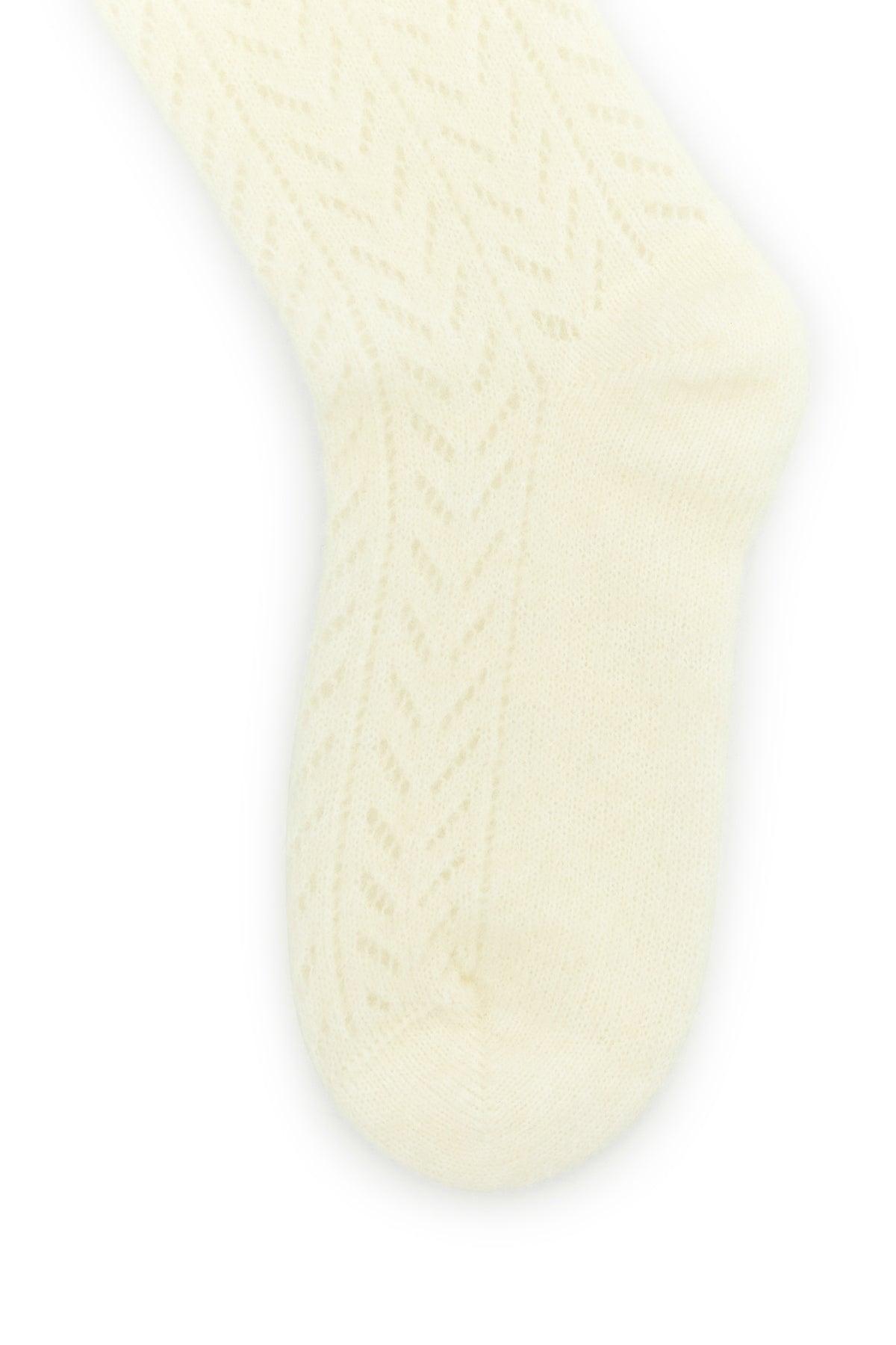 タイツ・ソックス VALENTINO Ivory stretch mohair blend socks Valentino Garavani Stretch Mohair Blend Socks In White - 22