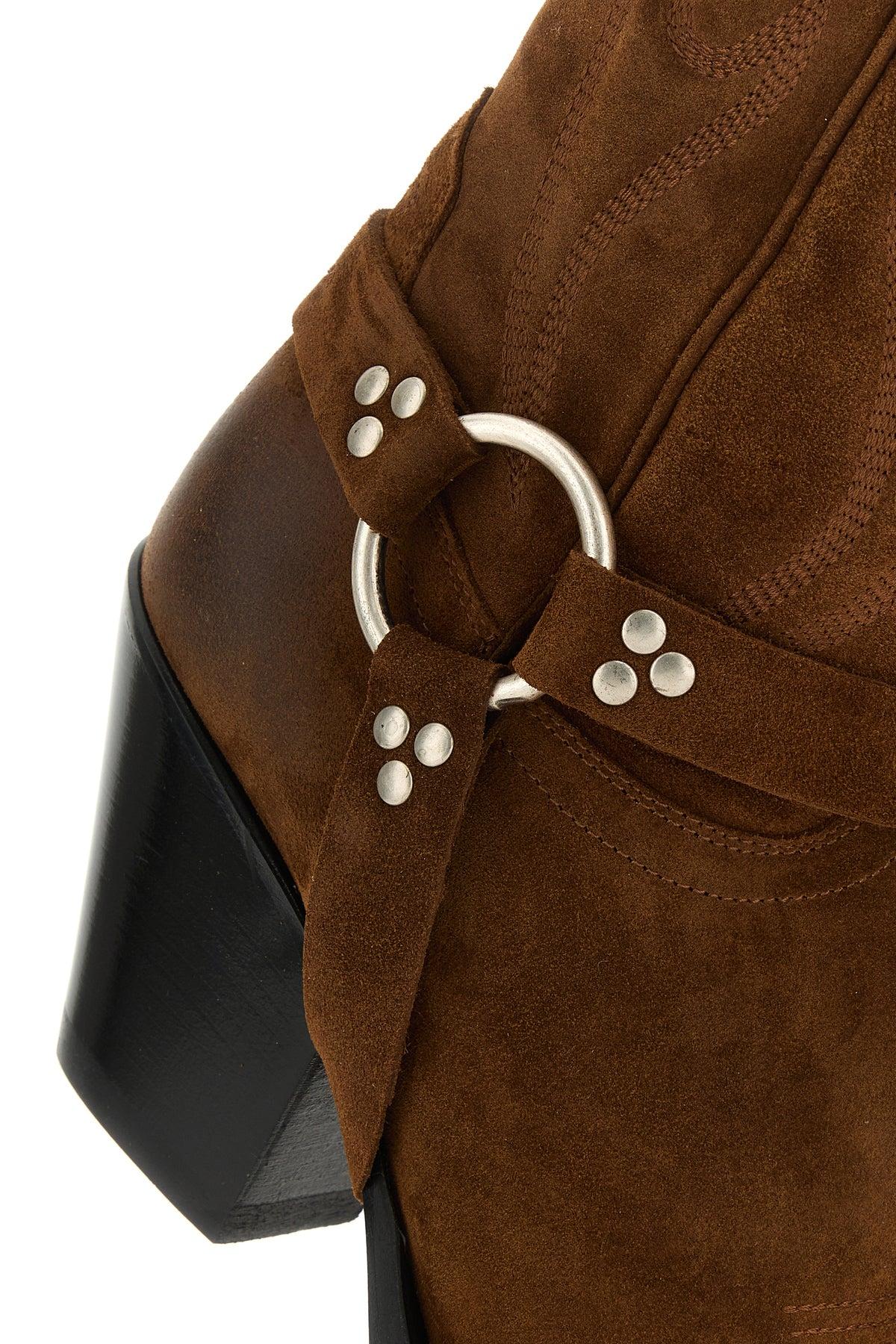 ブーツその他 SONORA Brown suede Santa Fe Belt boots Sonora Boots Brown Suede Santa Fe Belt Boots | Lyst