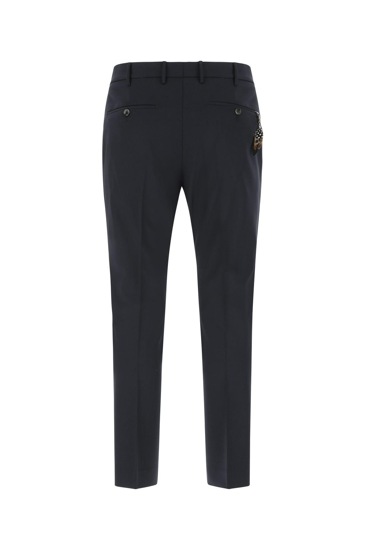 PT01 Midnight Stretch Wool Edge Cigarette Pant Uomo in Blue for Men - Lyst