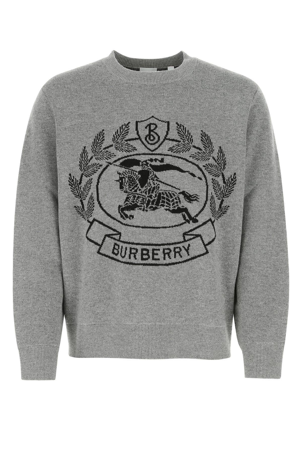 Burberry Felpa in Gray for Men | Lyst
