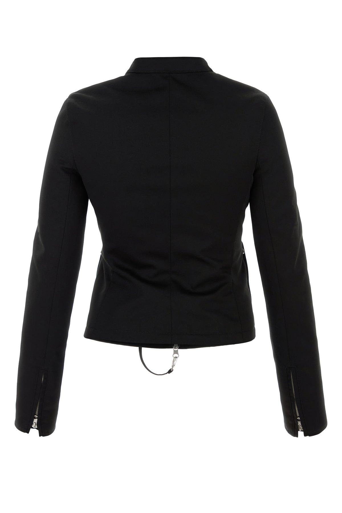 ジャケット Courreges Black Canvas Jacket Courreges Canvas Jacket in Black | Lyst