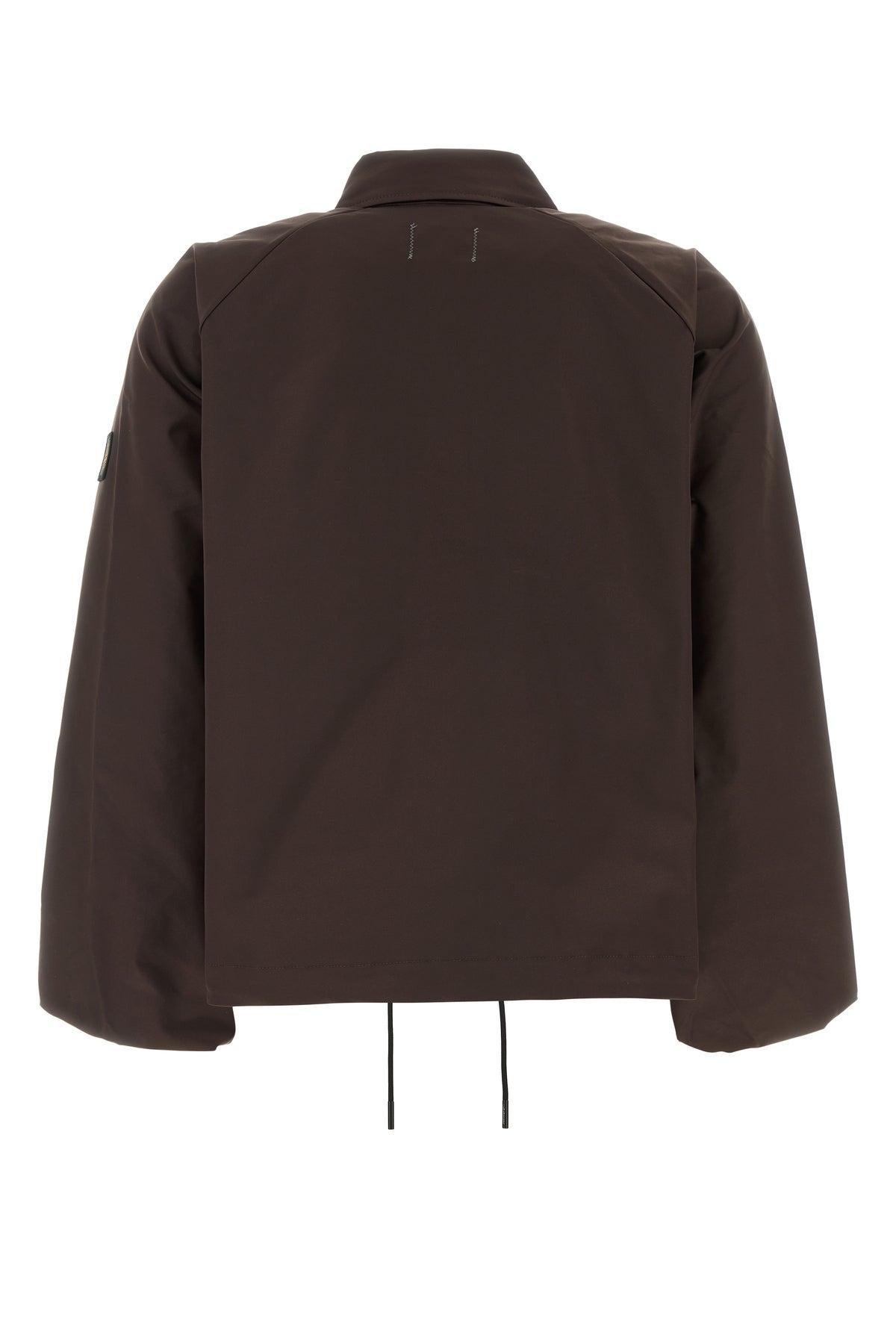 ジャケット REFRIGIWEAR Brown polyester Nora jacket Refrigiwear Brown Polyester Nora Jacket in Black | Lyst