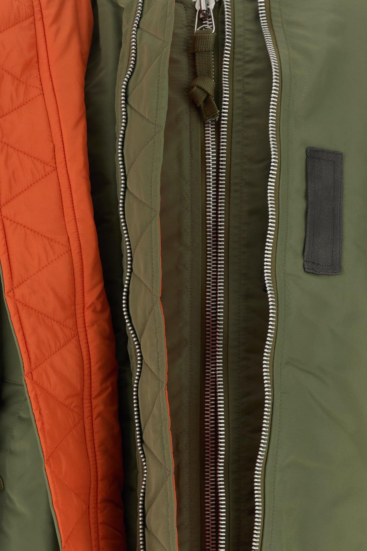 ブルゾン MIHARAYASUHIRO Army green nylon bomber jacket s-l1200.jpg