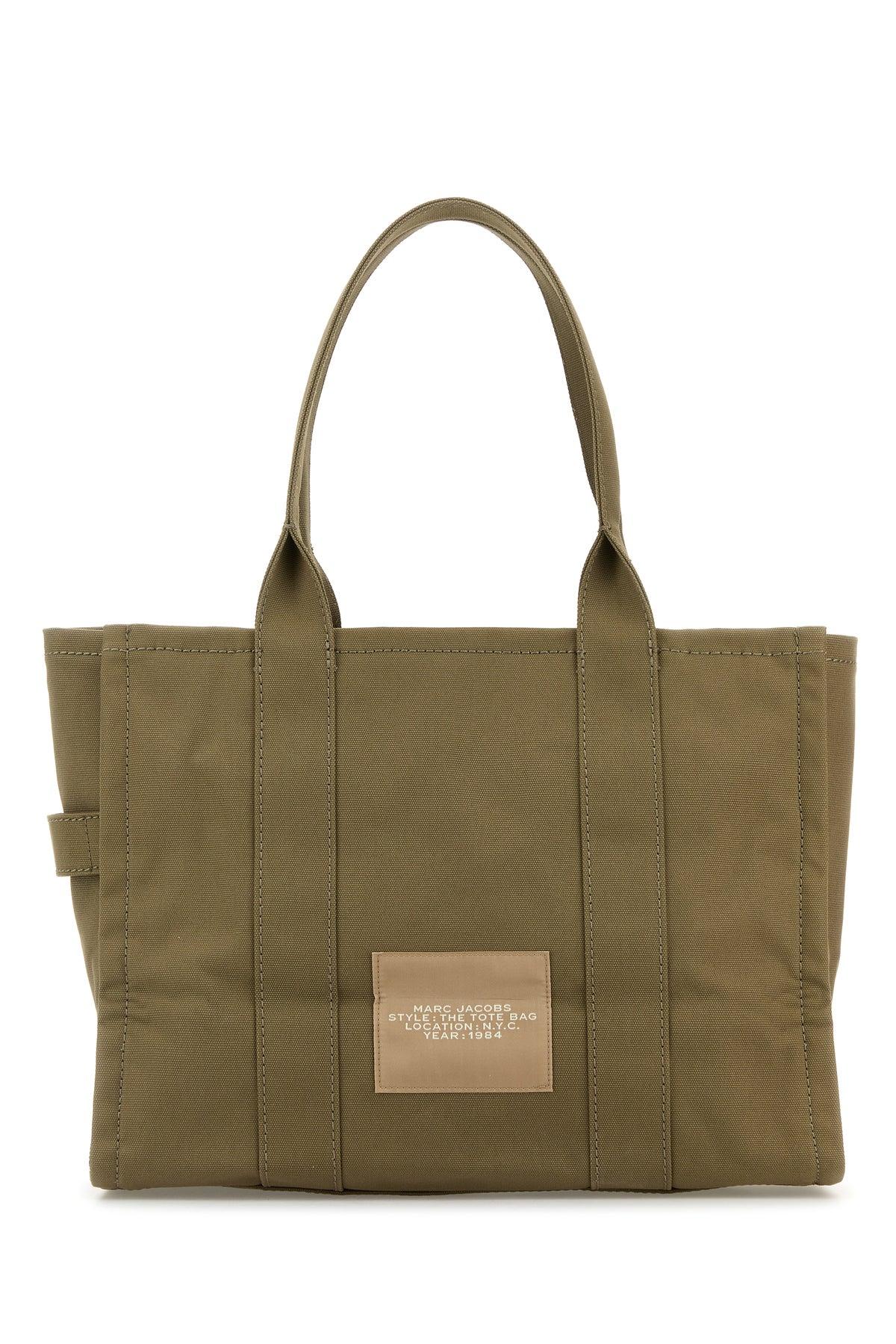 トートバッグ MARC JACOBS ARMY GREEN LARGE THE TOTE BAG SHOPPING BAG Marc Jacobs The Large Canvas Tote | italist