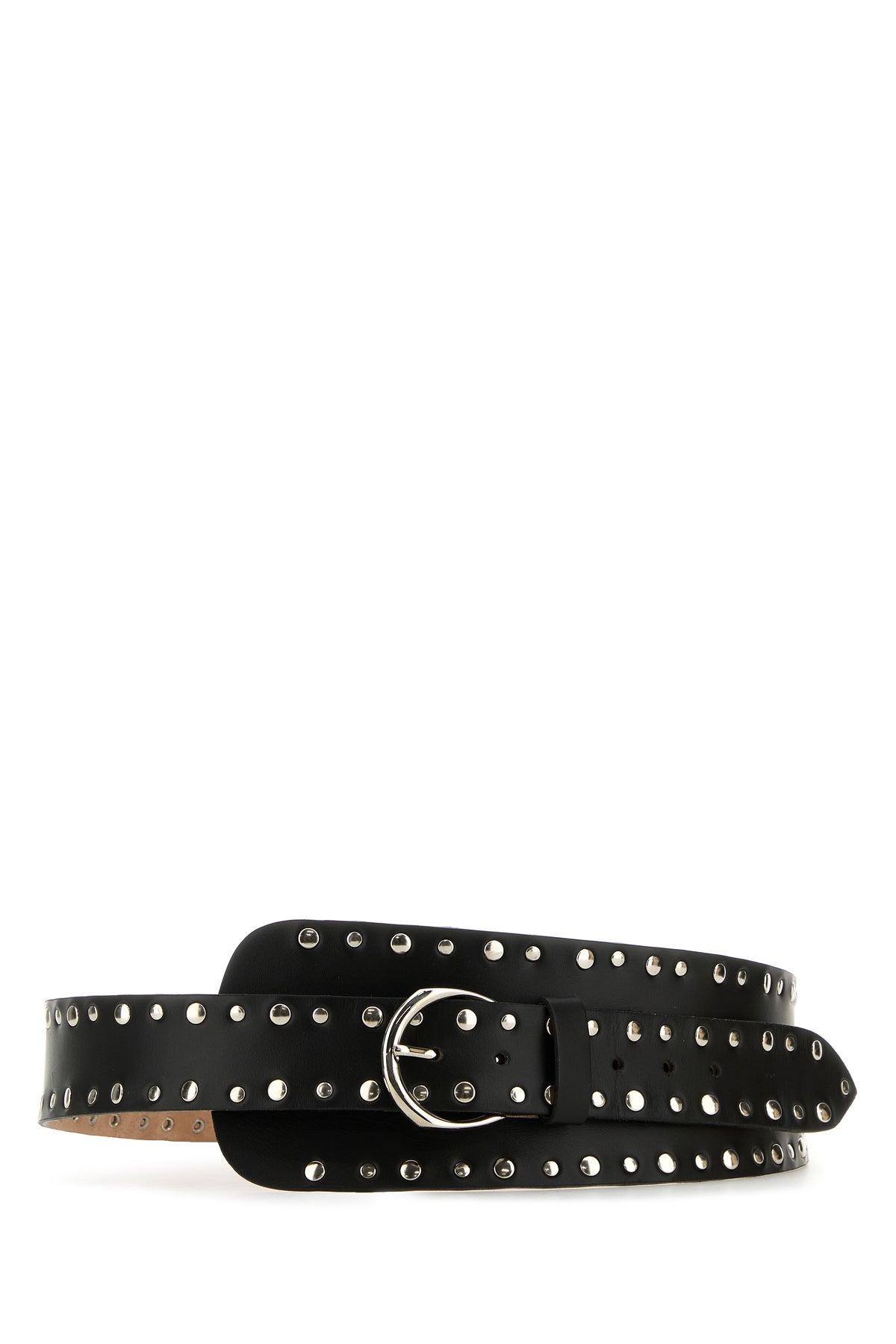 小物 gimaguas Casilda Belt Black GIMAGUAS - BLACK CASILDA LEATHER BELT – LE LABO STORE