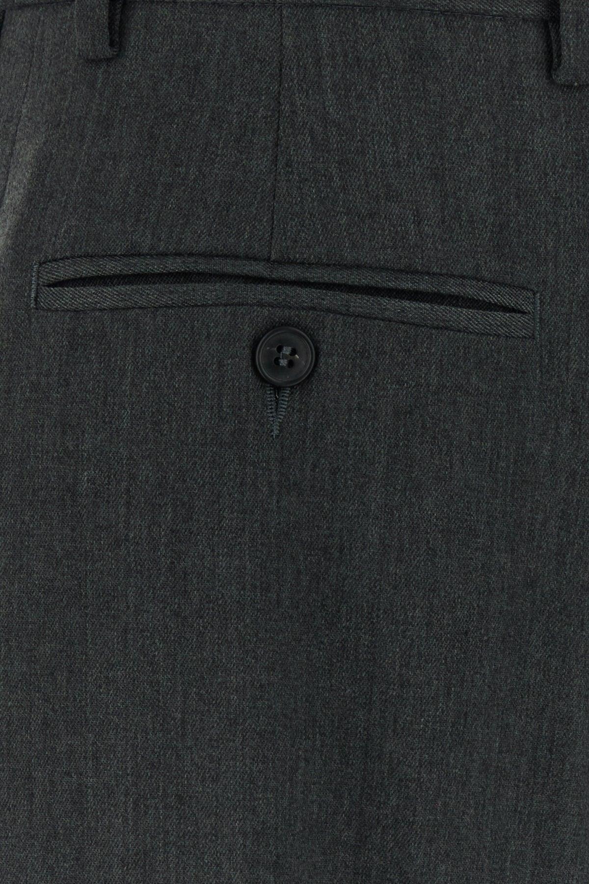 パンツ Mm6 Maison Margiela Dark Grey Stretch Twill Pant Mm6 Maison Margiela Women Dark Grey Stretch Twill Pant