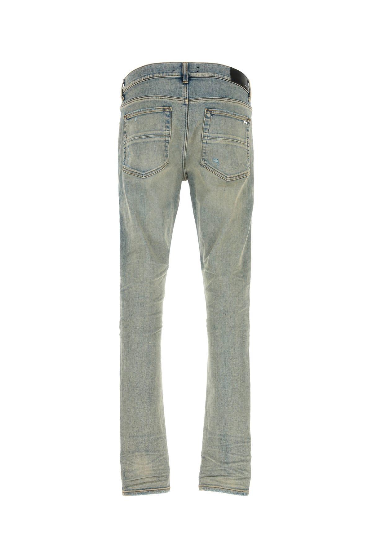 29 AMIRI CRYSTAL STACK あぶ FLARE CLAYINDIGO