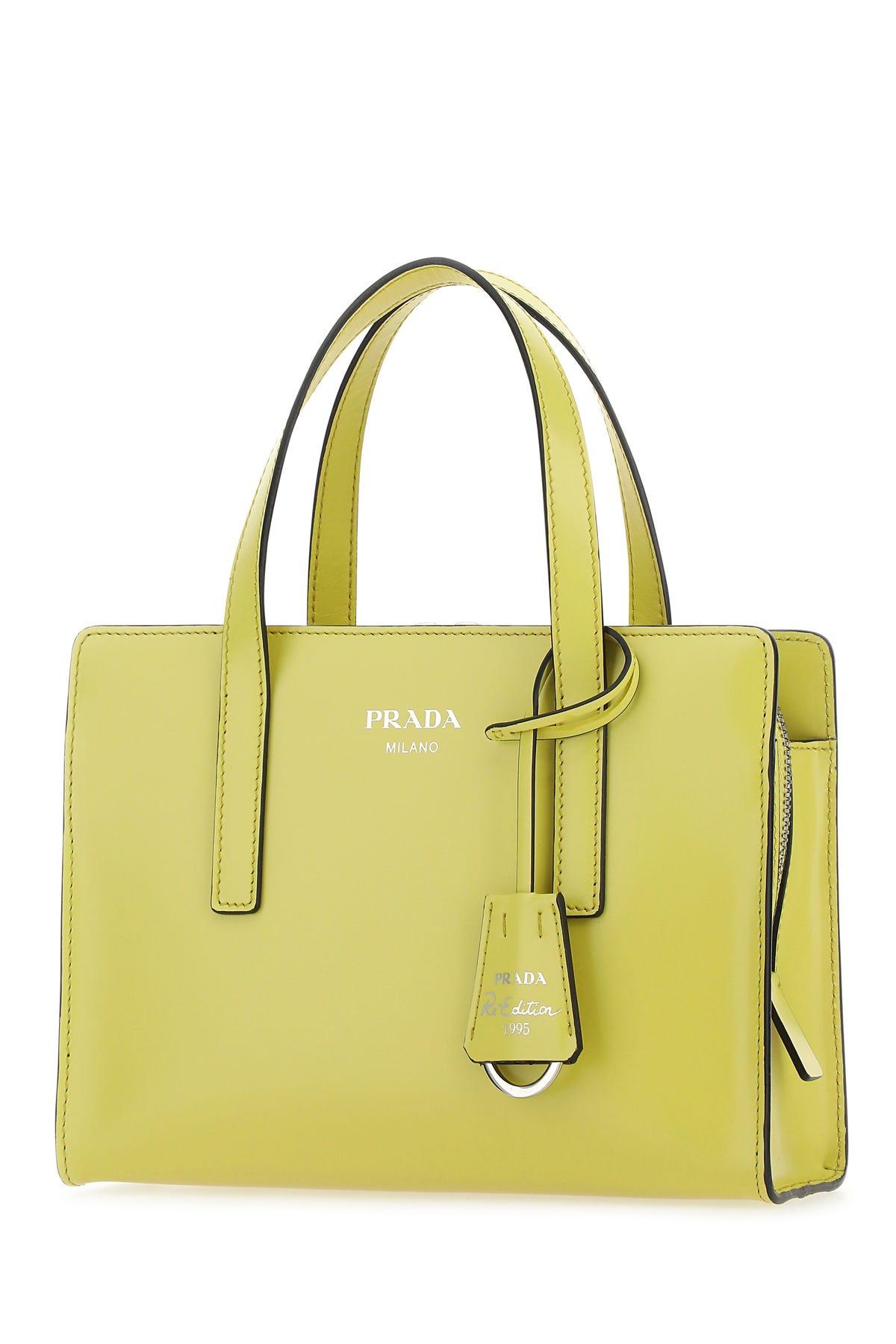 Prada Vintage - Vitello Daino Leather Shoulder Bag - Yellow - Leather  Handbag - Luxury High Quality - Avvenice