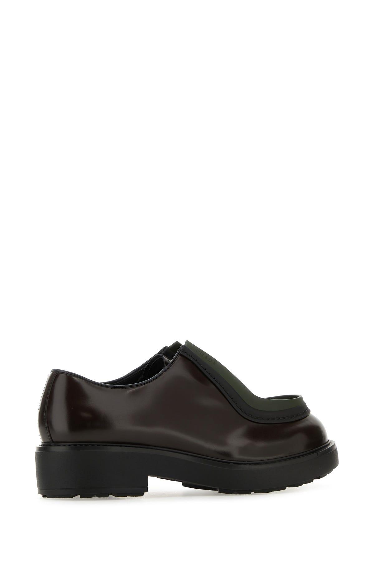 Prada Scarpe Stringate in Black for Men | Lyst